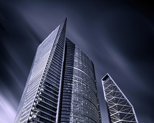 Sleek Australian city skyline at dusk